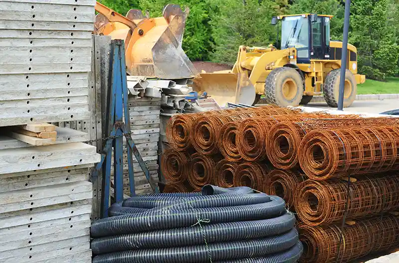 Company Equipment Staging and Storage